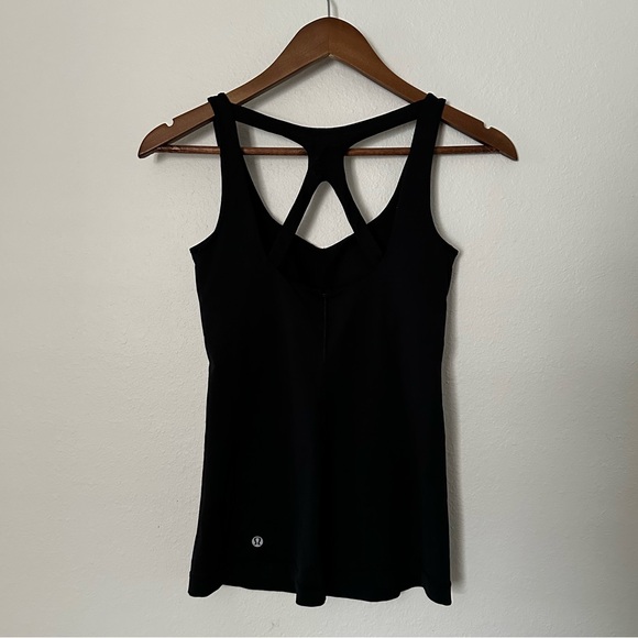Lululemon | Black Workout Tank w/ Bra - Picture 2 of 4
